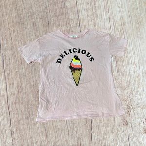 12 MNG Mango Flip Sequin Ice Cream Tee